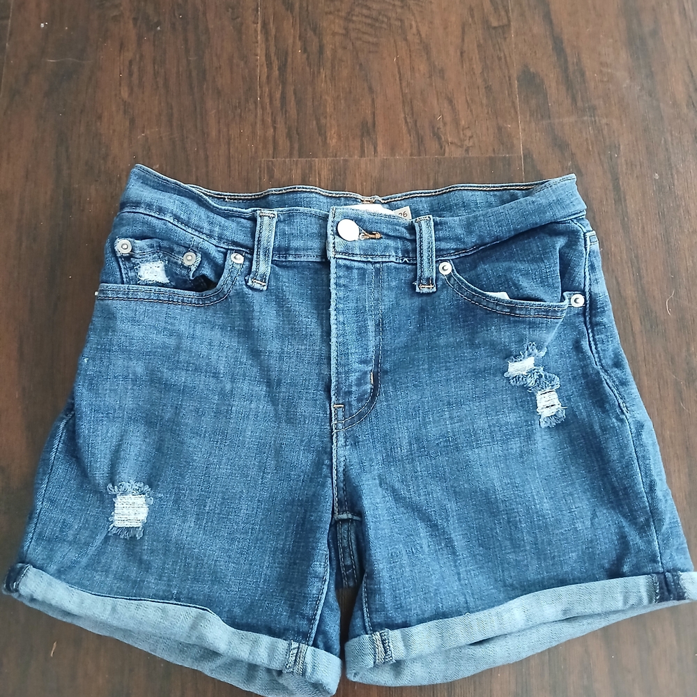 Levi Denim Blue Women's Jean Shorts